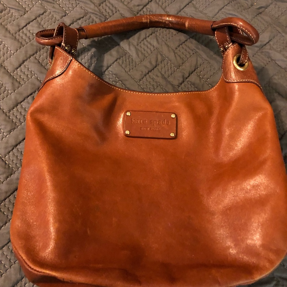 Kate Spade beautiful brown shoulder bag! Great size and great used condition.